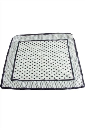 Benekli Zr Saten Fular 50*50 cm