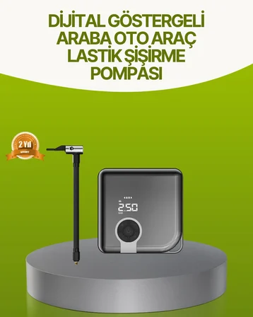 Dijital Ekranlı Taşınabilir Akıllı Diyafram Tip Kompresör
