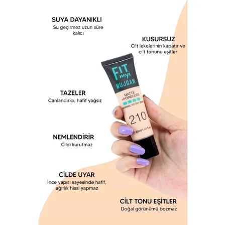 3'lü Fit Myi Tüp Fondöten Seti