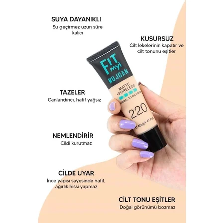 3'lü Fit Myi Tüp Fondöten Seti