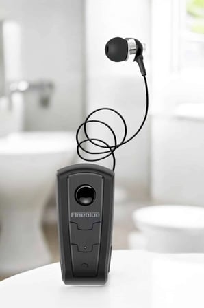 Makaralı Bluetooth Kulaklık Çağrı Cevaplama Kablolu Uzun Pil Ömrü