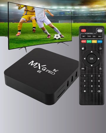 Android TV Box 4K – 2GB RAM 16GB ROM, Kablosuz Wi-Fi Medya Oynatıcı