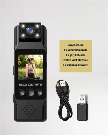 Kablosuz WiFi Bağlantılı Full HD Mini Kamera – Döngüsel Kayıt ve Hareket Algılama Özellikli