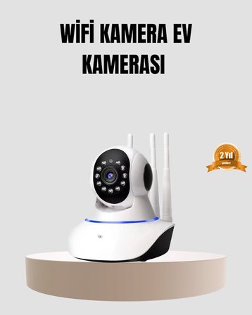 HD IP Kamera – Gece Görüşlü, Hareket Sensörlü, Mobil Takip ve Çift Yönlü Ses