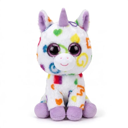 PL62861 25 CM RENKLİ UNİCORN OYUNCAK PELUŞ