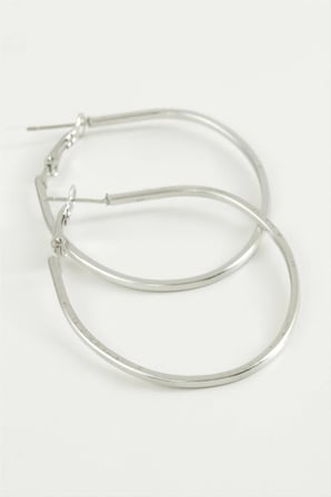 Oval Halka Küpe 5 cm