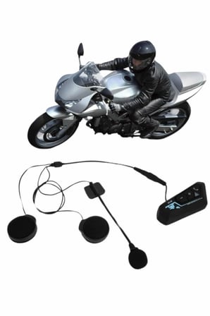 Bluetooth Kask Kulaklığı Intercom 5.0 Bluetooth Android ve İOS Uyumlu Yeni Nesil