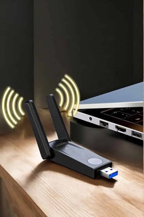 Dual Band Wifi Alıcı Adaptör USB 3.0 Destekli