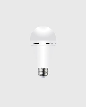 30W Şarjlı LED Ampul E27 Duy %80 Enerji Tasarruflu Soğuk Beyaz