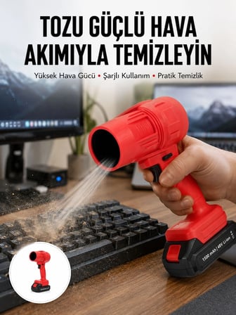 Güçlü Motorlu Elektrikli Toz Alma ve Temizleme Aleti Yeni Nesil