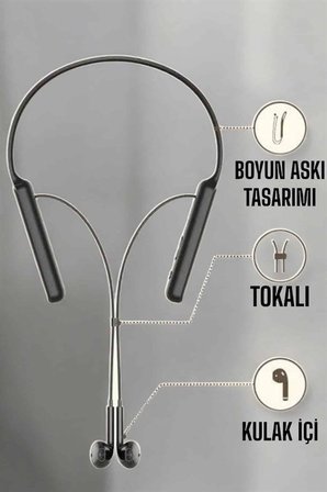 Mikrofonlu Kablolu Bluetooth Kulaklık Yeni Nesil Yüksek Ses Kaliteli