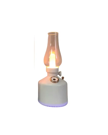 Retro LED Işıklı 1200 mAh Şarjlı Aroma Difüzörü 280 ml Su Kapasiteli