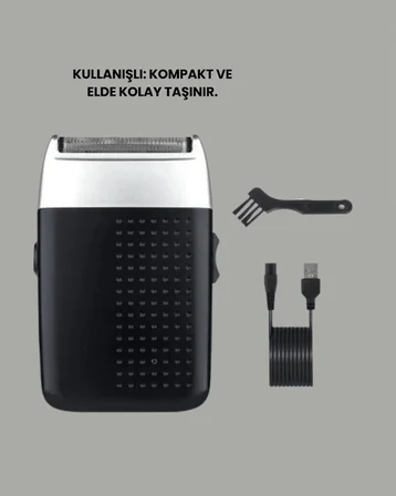 Evde Kuaför Konforu: USB Şarjlı Saç ve Sakal Kesme Makinesi