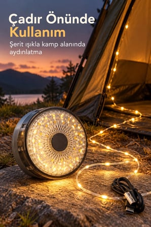 Çok Modlu Kamp Aydınlatması ve LED Şerit Işık