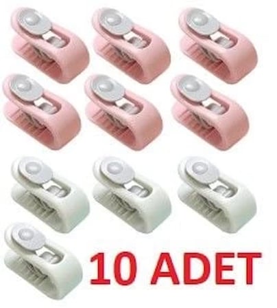 Mandallı Yorgan Sabitleme Klipsi 10 Adet - Stokta Olan Renk Gönderilir
