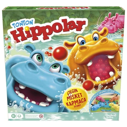 Tonton Hippolar Çılgın Misket Kapmaca Kutu Oyunu