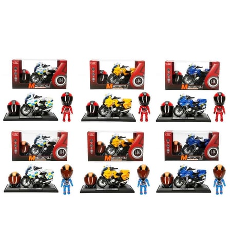 : Sesli ve Işıklı BMW Die Cast Çek Bırak Motosiklet