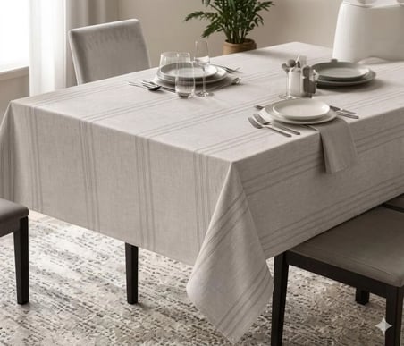 Eco Lounge Dertsiz Masa Örtüsü 160x220 Taş Rengi