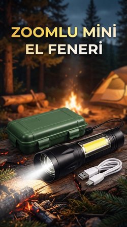 El Feneri Su Geçirmez Çok Fonksiyonlu Taşınabilir Kamp Aparatı