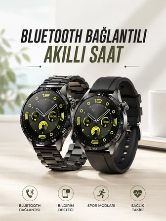 Akıllı Saat Sesli Görüşme, NFC Uyumlu, Bildirim Görme ve Uyku ve Sağlık Takibi