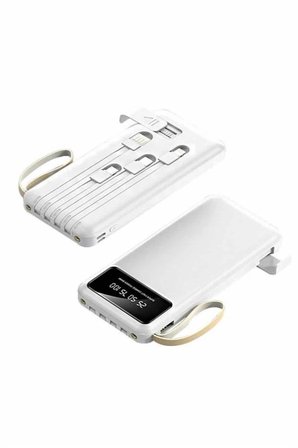 Powerbank Şarj Cihazı 4 Çıkışlı 20.000 MAH Powerbank Taşınabilir Çoklu Giriş