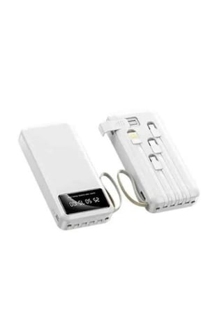 Powerbank Şarj Cihazı 4 Çıkışlı 20.000 MAH Powerbank Kompakt Yüksek Kapasiteli Hızlı Şarj