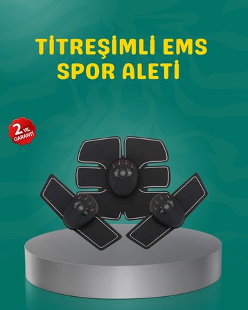 EMS Titreşimli Spor Cihazı Kas Geliştirme ve Yağ Yakma  Seri Orijinal