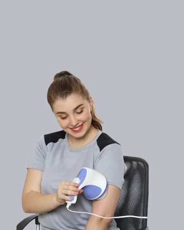 Başlıklı Elektrikli Masaj Aleti – Bölgesel İncelme ve Selülit Azaltıcı