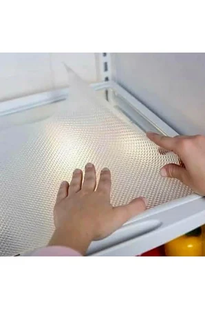 Mutfak Dolabı Çekmece Kaydırmaz Raf Örtüsü Şeffaf, Suya Dayanıklı, Kesilebilir Pvc x Cm