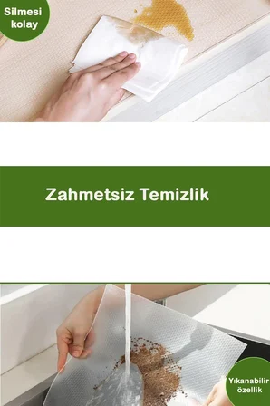 Metre Pvc Şeffaf Kaplama Kaydırmaz Dolap Içi Kaymaz Kaydırmaz Eva Raf Örtüsü