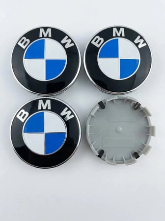 BMW 68 mm Jant Göbek Kapağı 65 mm Tırnak Çapı – 4 Adet Set