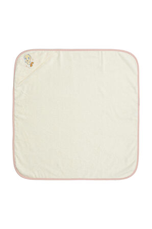 Özdilek Tweety Star Lisans Nakışlı Bambu Yenidoğan Bebek Pelerini 80x80 cm