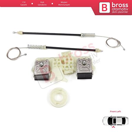 Ford Fiesta MK6 CB1 CCN JA8 JR8 2008-2017 4/5 Kapı 1573811 İçin Elektrikli Ön Sol Cam Kriko Tamir Se