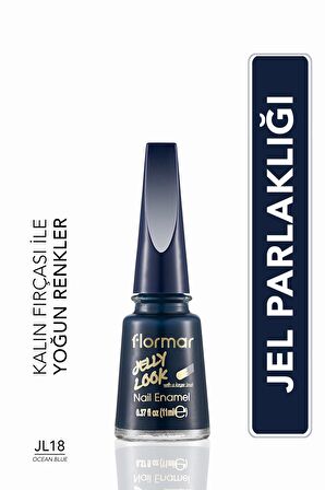 Flormar Oje - Jelly Look Nail Enamel Jl18 Ocean Blue 8690604282128