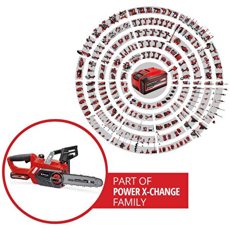 Einhell GE-LC 18 Li Kit (1x3,0 Ah), Akülü Ağaç Kesme