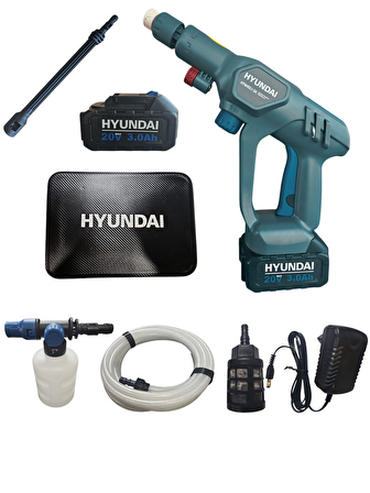 Hyundai HYW45LI Akülü Basınçlı Yıkama Tabancası Taşıma Çantalı 45 Bar