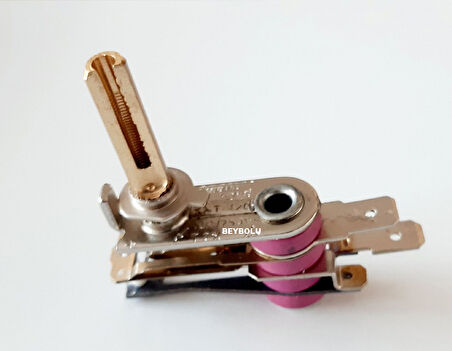 Elektrik Sobası Termostat , 4 Taşlı Mil Uzunluğu 2,5 cm 10 Amper Ayar Otomatiği