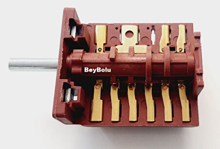 Esty AEF6272B01 Fırın Şalter Komutatör , Ankastre 6 + off konumlu Kademe Anahtarı 