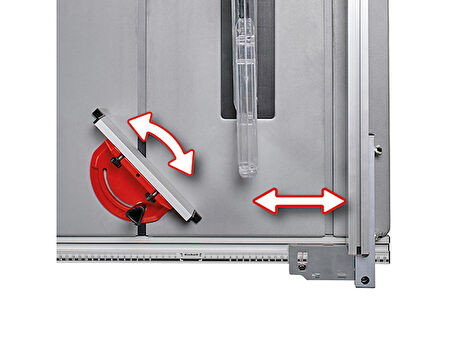 Einhell Tezgah Testere TC-TS 254 ECO (2050 W, 80 mm kesme yüksekliği, Ø 254 mm testere bıçağı, paralel cetvel, açılı cetvel, talaş emiş bağlantısı, itme çubuğu) - 4340505

