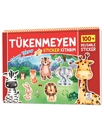 Tükenmeyen Sticker Kitabım (100+ Tekrar Tekrar Kullanılabilen Sticker)