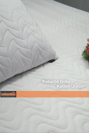 Yatak Alezi Kapitoneli Fitted (tam Sarar) 180gr.  Pamuk-polyester