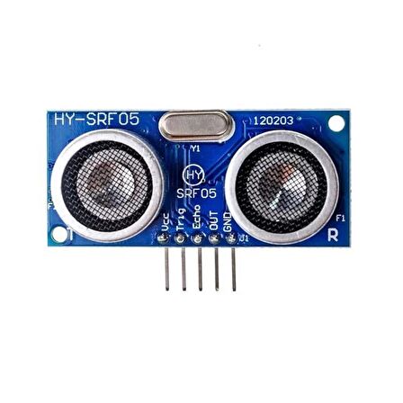 HY-SRF05 2-450 cm Ultrasonik Mesafe Sensörü - 5 Pin