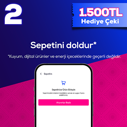 Pazarama Hediye Çeki 1500 TL