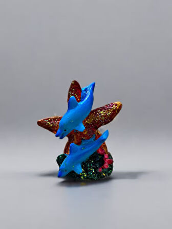 YUNUS Temalı Polyester Mini Biblo 5cm x 5cm (kod:13)