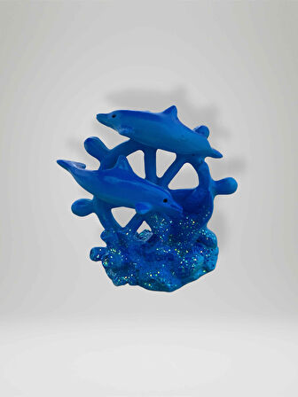 YUNUS Temalı Polyester Mini Biblo 6cm x 6cm (kod:19)