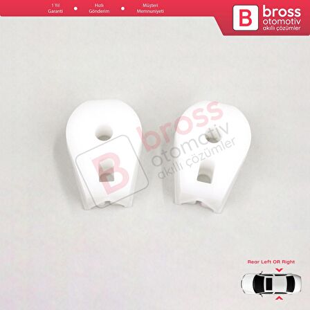 Renault Megane 2 Cabriolet İçin 2 Adet Arka Sağ veya Sol Kapı Cam İndirme Kaldırma Mekanizma Klipsi