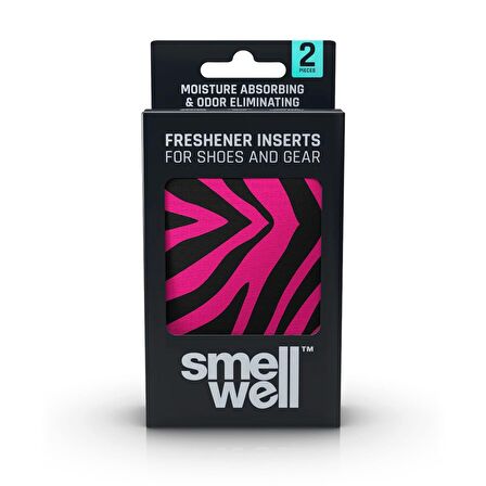 SmellWell Aktif Ayakkabı Koku Giderici Yastıkçık - Pembe Zebra