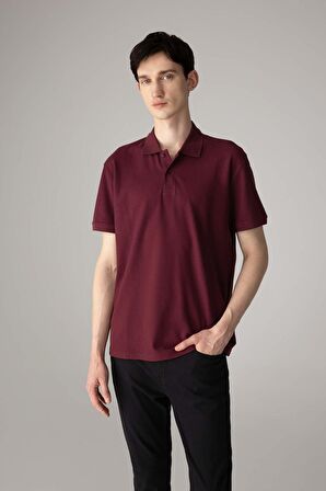 DeFacto Regular Fit Kısa Kollu Basic Düz Pike Kumaş Polo Tişört C1293AX24SPBR98
