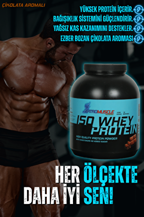 ArtroMuscle Nutrition İzole Whey Protein Tozu 2300 Gr Çikolata Aromalı