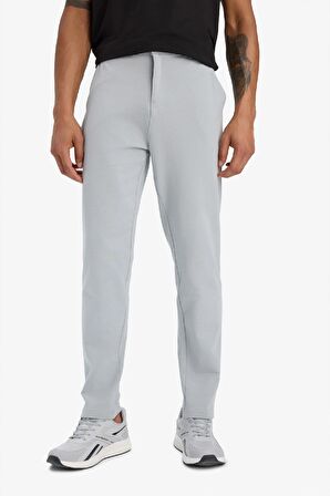 DeFactoFit Slim Fit Dar Kesim Esnek Multifonksiyonel Çift Cepli Standart Paça Sporcu Jogger D7808AX25SPGR454